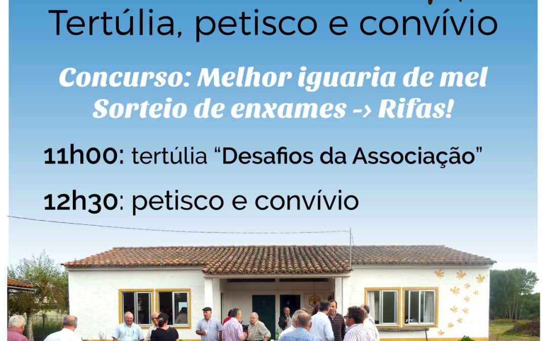 Tertúlia, Convívio e Petisco – Sábado, 11 de Agosto